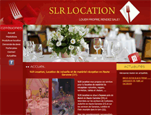 Tablet Screenshot of location-reception-31.com